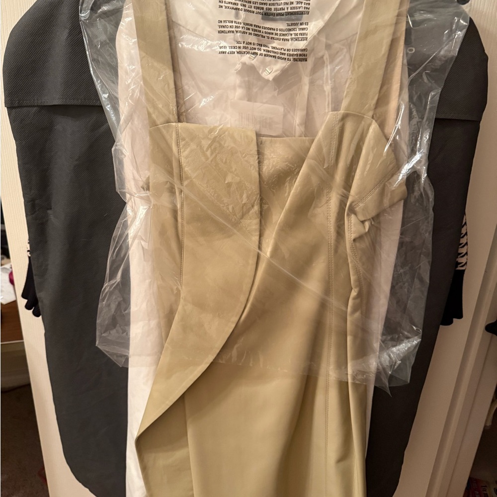 Nanushka vegan leather dress